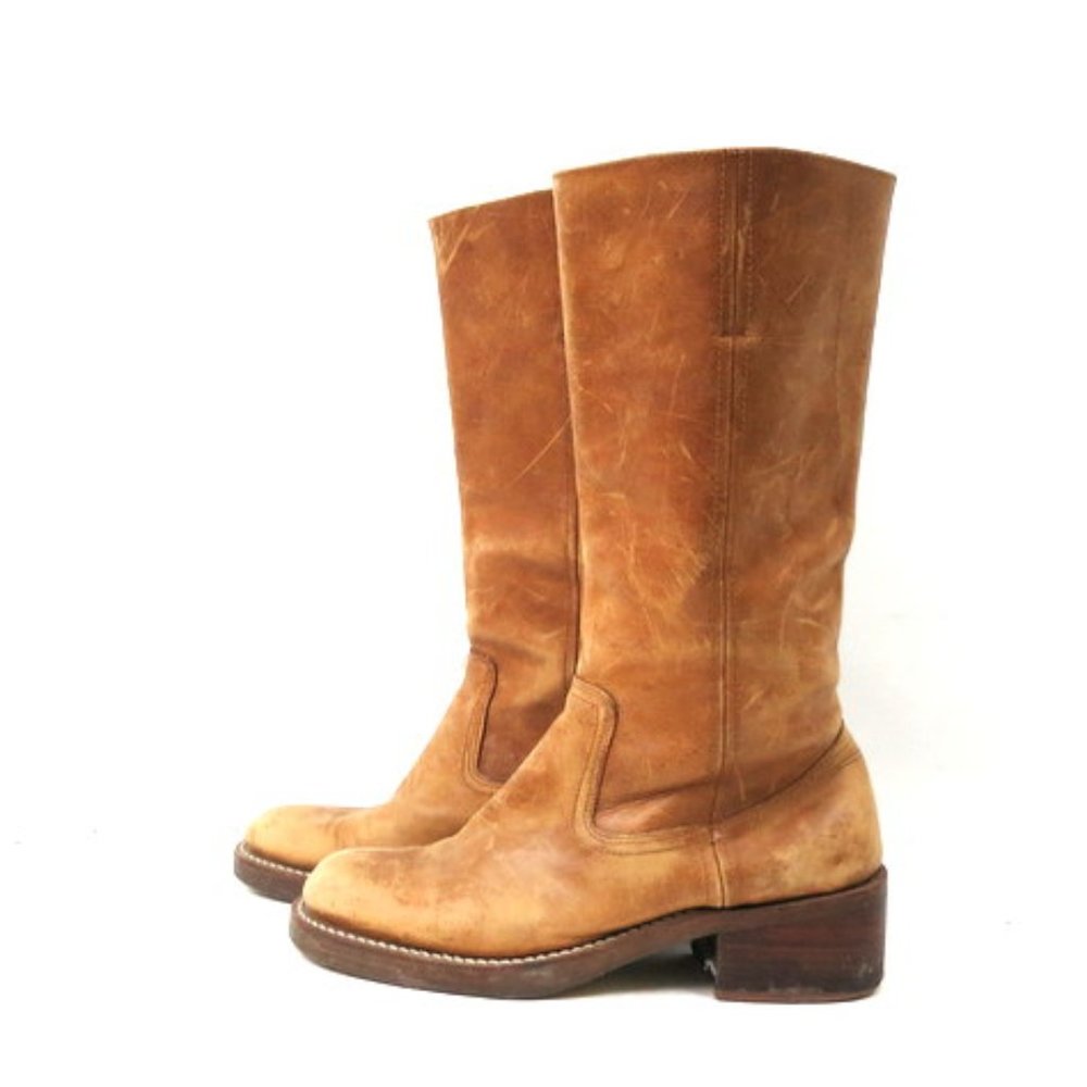 Brown Campus Boots Leather American Eagle Boots 8